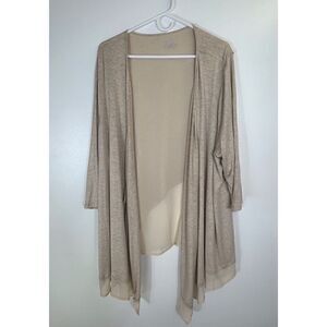 Lane Bryant Waterfall Jersey Knit Cardigan size 26/28